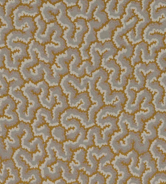 Lophelia Fabric by Nobilis Mustard