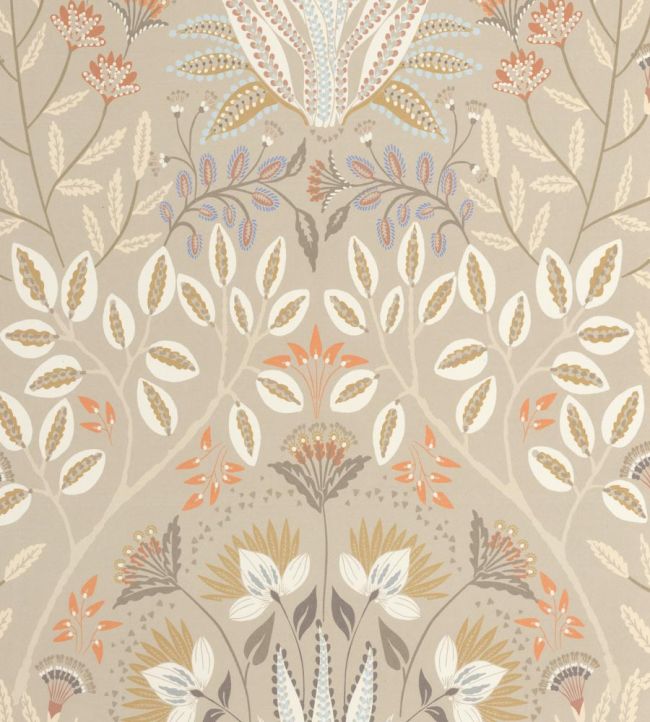 Lords Wallpaper by Casadeco Taupe