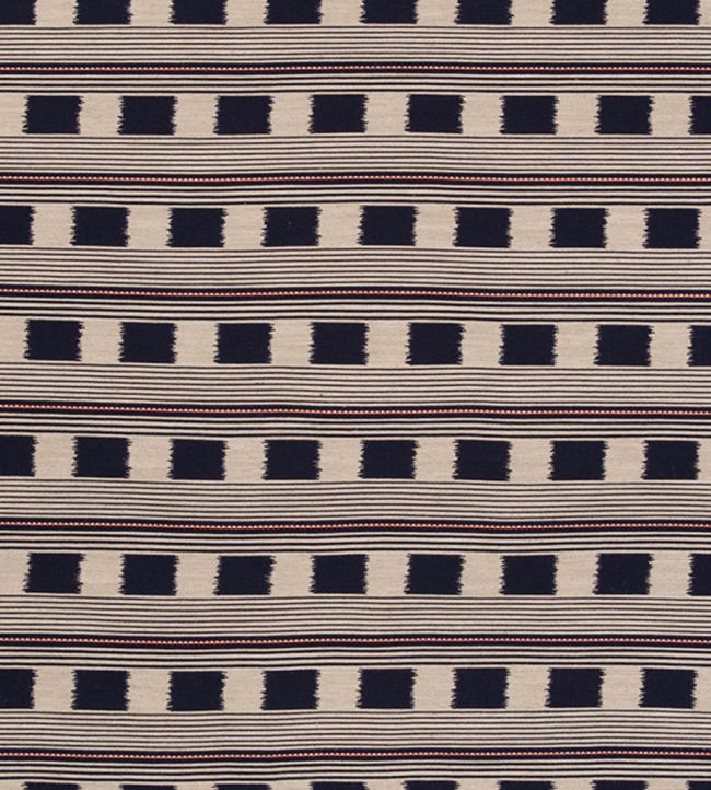 Lost And Found Fabric by Christopher Farr Cloth Indigo