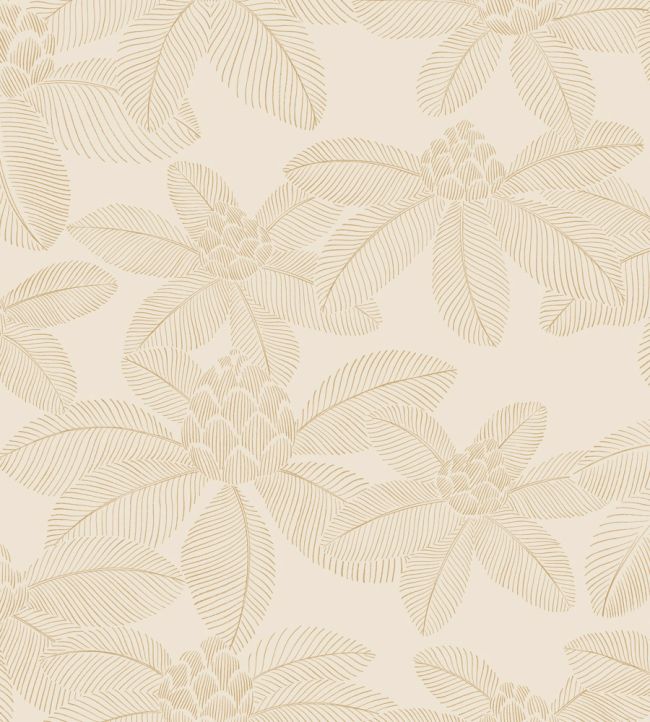Lotus Wallpaper by Caselio Beige