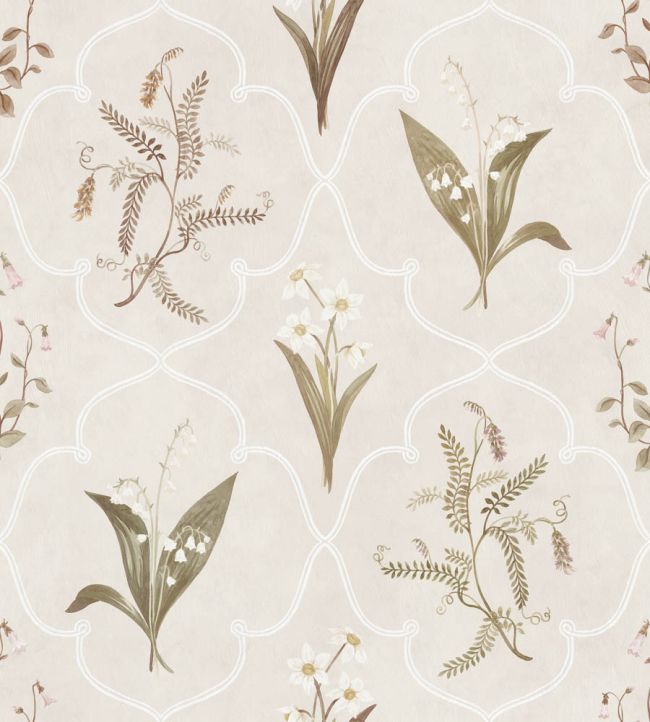 Louise Wallpaper by Sandberg Pastel