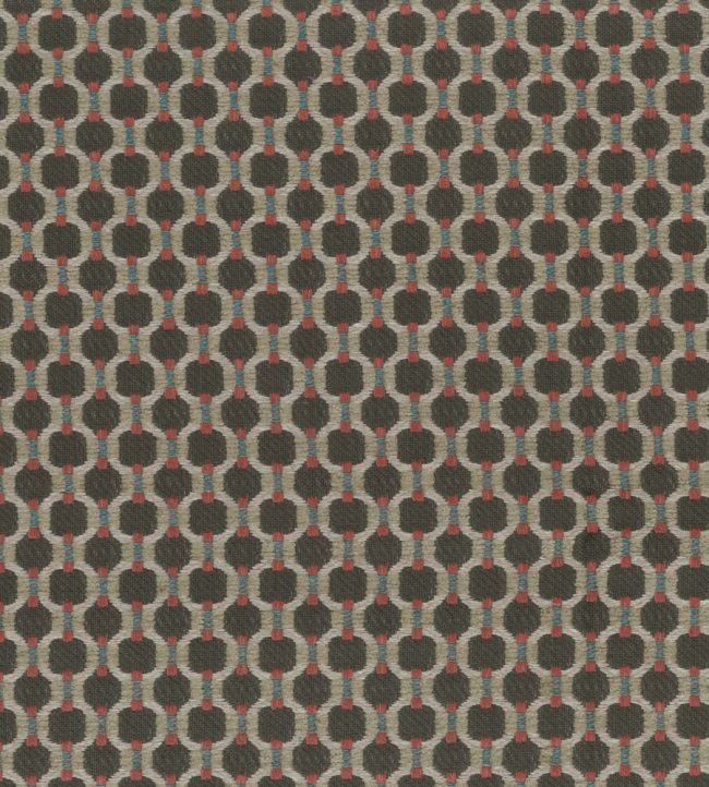Loveden Fabric by Nina Campbell Chocolate