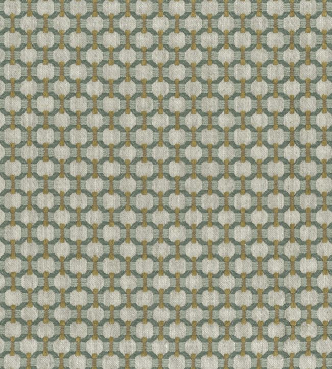 Loveden Fabric by Nina Campbell Duck Egg/Gold