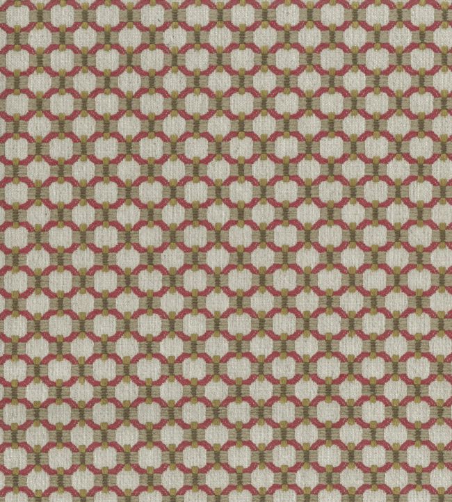 Loveden Fabric by Nina Campbell Red/Gold