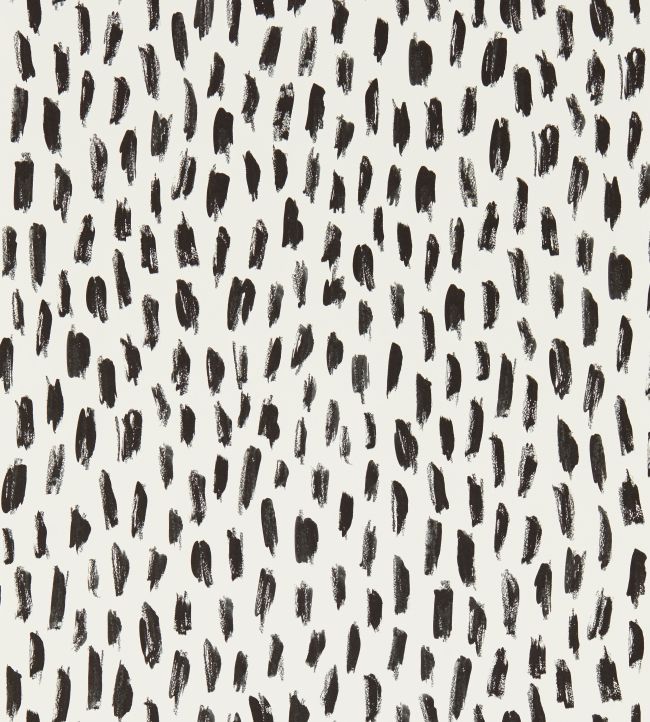 Loxley Wallpaper by Clarke & Clarke Ivory/Noir