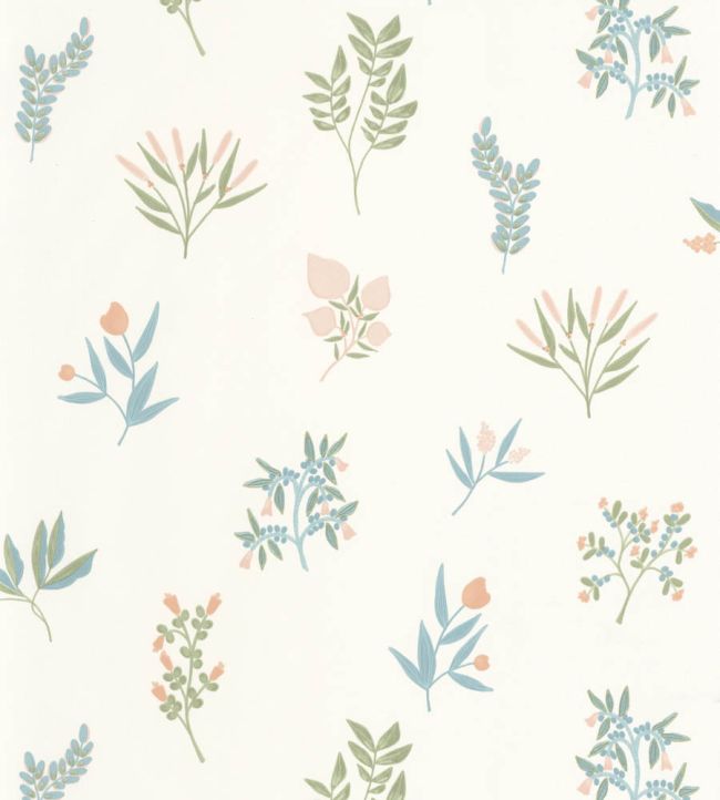 Luck Wallpaper by Caselio Vieux Rose
