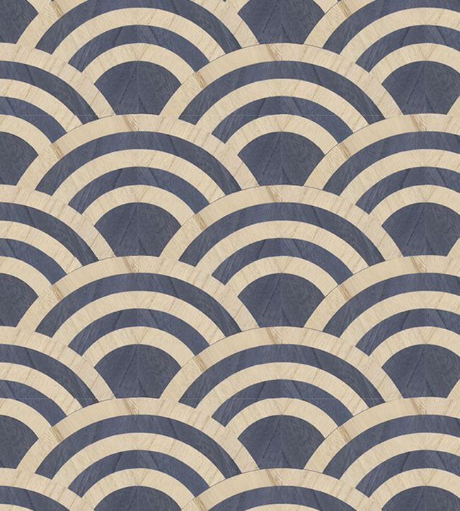 Lucky O's Wallpaper by Moooi Birch & Blue