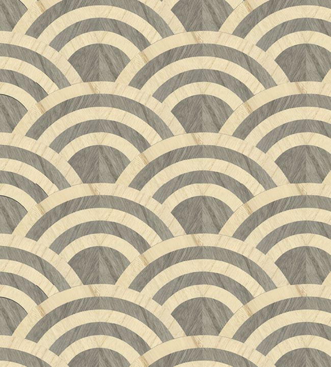 Lucky O's Wallpaper by Moooi Birch & Silver