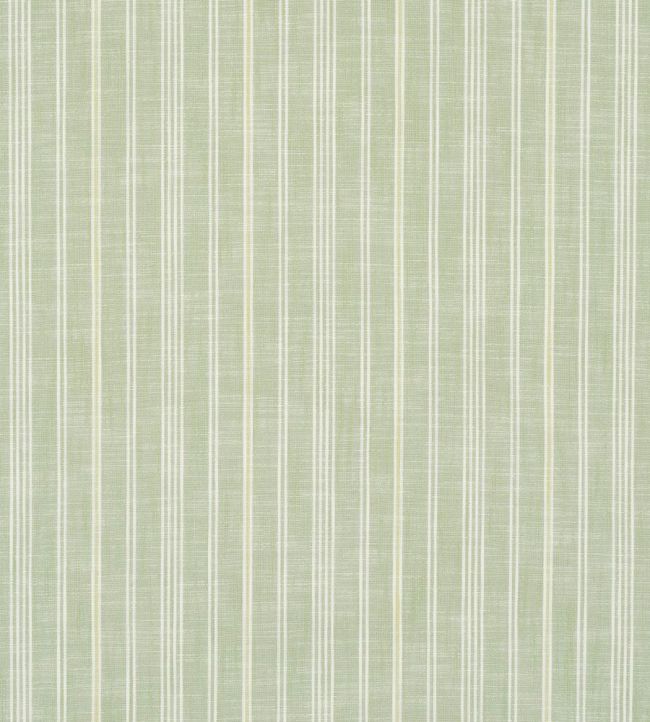 Lucy Stripe Fabric by Schumacher Leaf Green