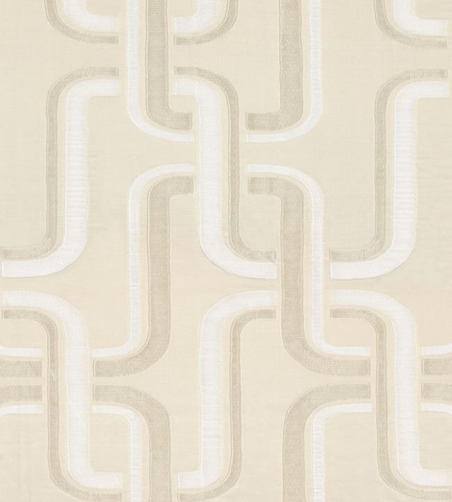 Luminescence Fabric by Casamance Ecru