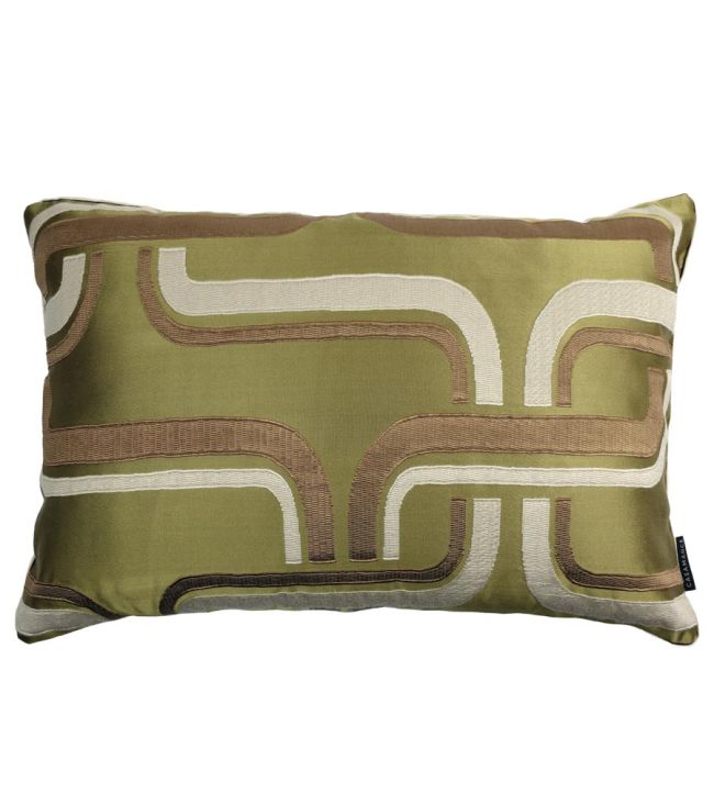 Luminescence Cushion 40 x 60cm by Maison Casamance Olive
