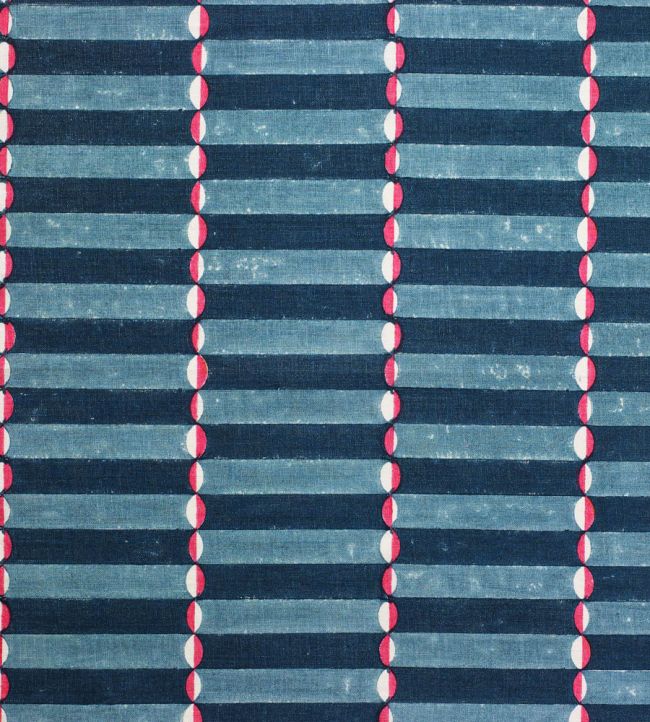 Luna Fabric by Molly Mahon Blue/Pink