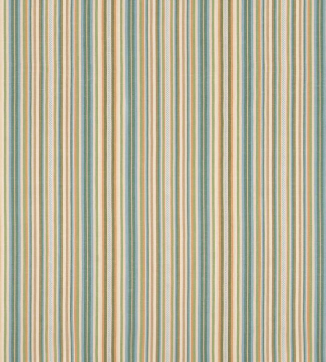 Luna Stripe Fabric by GP & J Baker Blue/Green