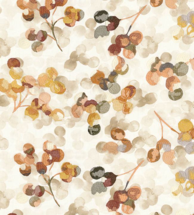 Lunaria Fabric by Casamance Jaune Or