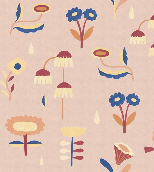 Lush Wallpaper by Coordonne Peach