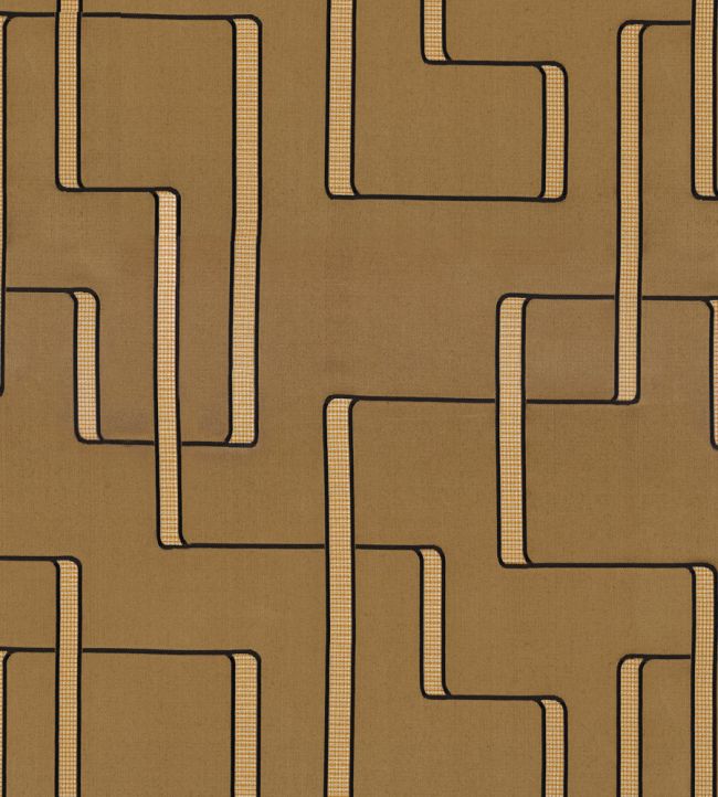 Lusio Fabric by Casamance Mordore