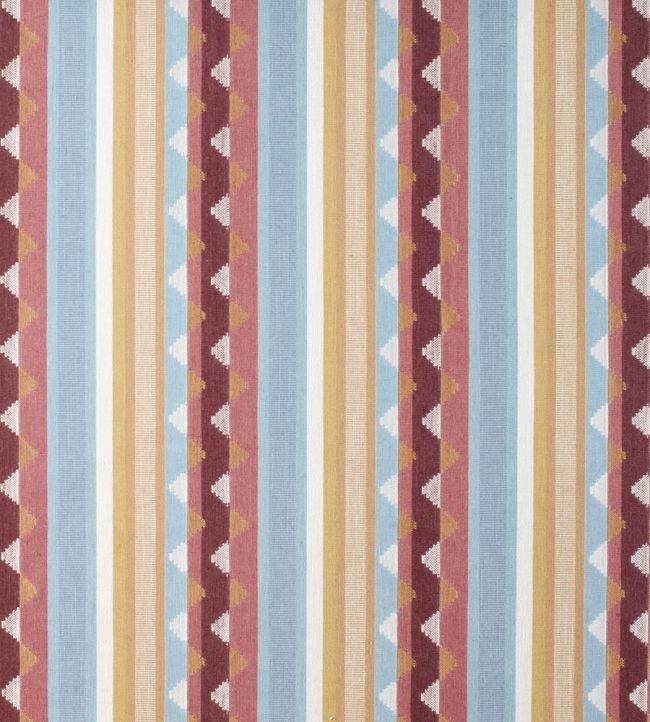 Lutley Stripe Fabric by Sanderson Damson/Medlar