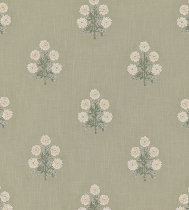 Lyla Fabric by Warwick Eau De Nil