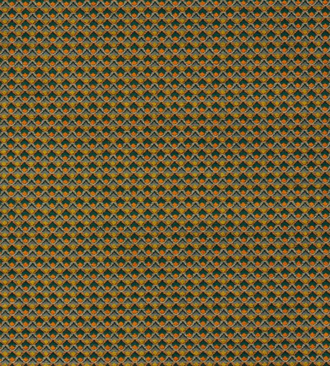 Lyra Fabric by Clarke & Clarke Spice/Forest