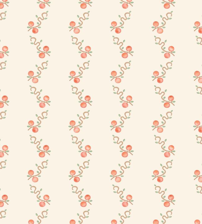 Macadamia Wallpaper by Ottoline Pink