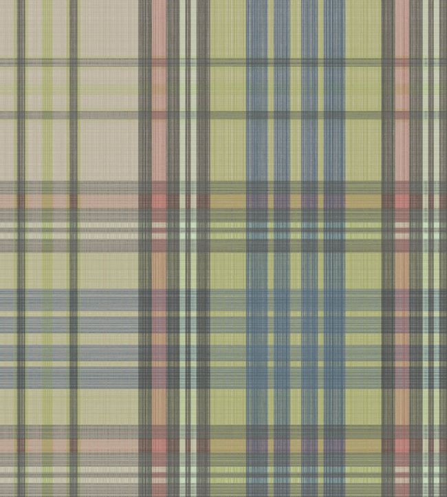 MacAndreas Tartan Wallpaper by Cole & Son Pistachio & Stone