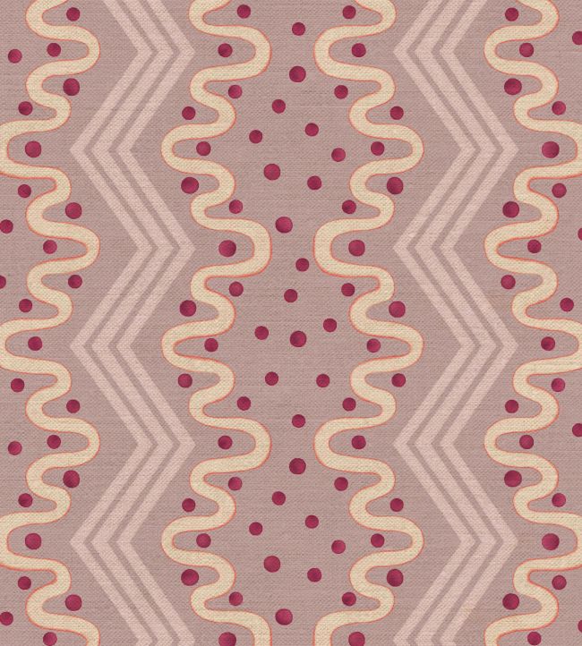 Madame Ziggle Fabric by Ottoline Blueberry Yoghurt