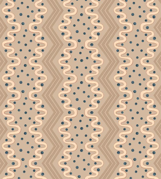 Madame Ziggle Wallpaper by Ottoline Oat