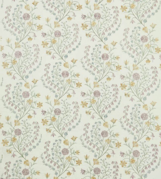 Madeleine Fabric by Nina Campbell Purple/Yellow