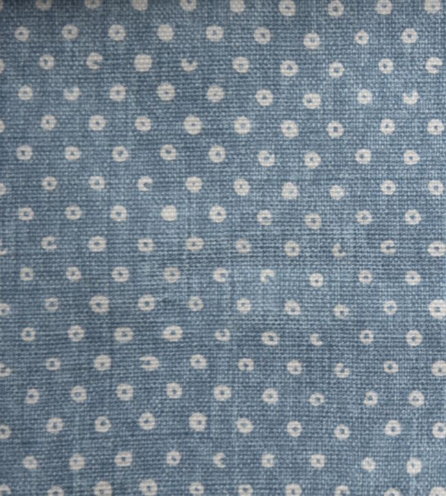 Madras Spot Fabric by Titley and Marr Cobalt