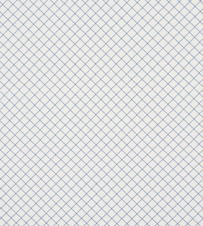 Maggie Lattice Fabric by Schumacher Indigo