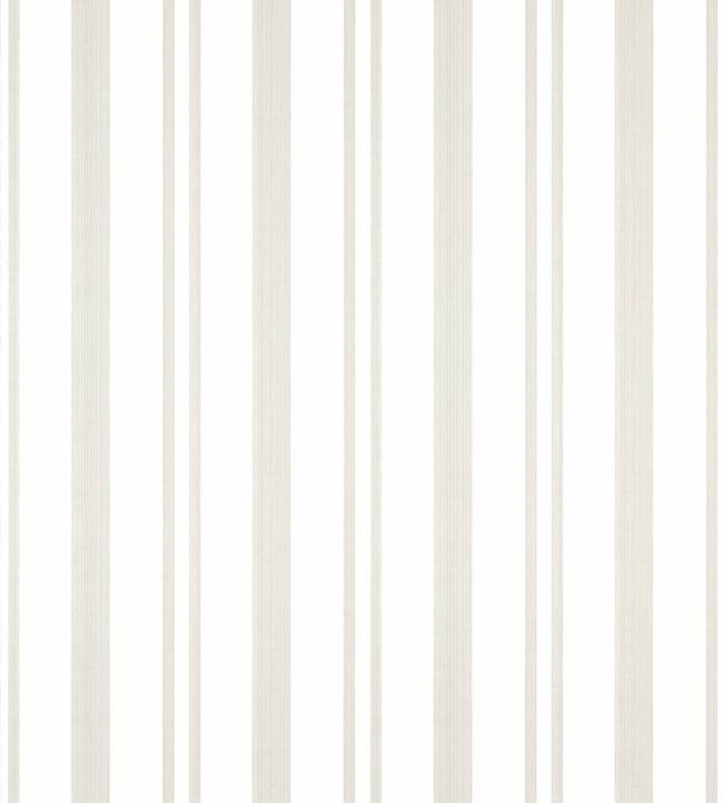 Maggie Stripe Wallpaper by Thibaut Beige