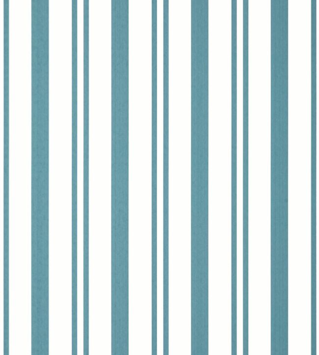 Maggie Stripe Wallpaper by Thibaut Teal