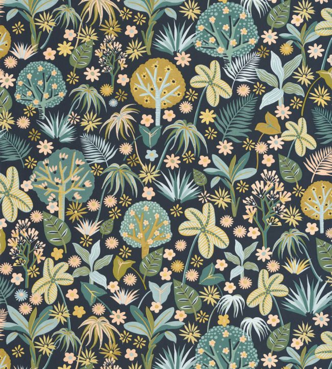 Magic Forest Wallpaper by Caselio Bleu nuit