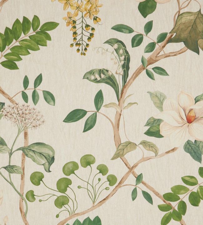 Magical Plants Fabric by Liberty Lichen