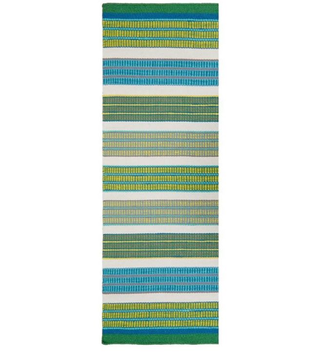 Designers Guild Mahakam Runner rug Cobalt RUGDG0865 Cobalt