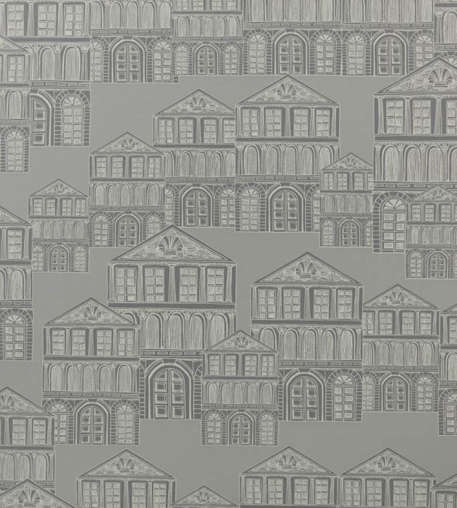 Maison Wallpaper by 1838 Wallcoverings Soft Grey