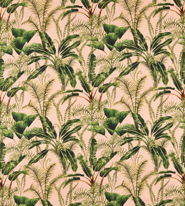 Majorelle Outdoor Fabric by Clarke & Clarke Blush