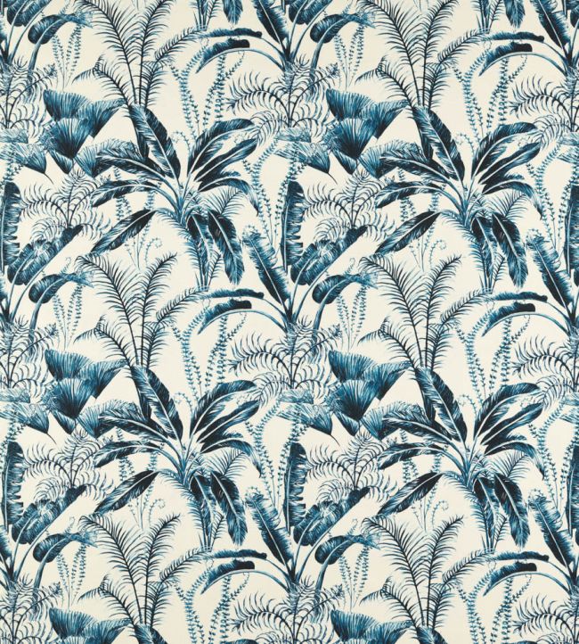 Majorelle Outdoor Fabric by Clarke & Clarke Denim