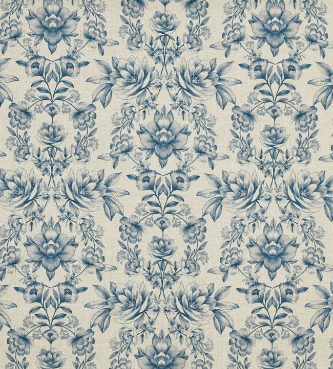 Makassar Fabric by Prestigious Textiles Cobalt