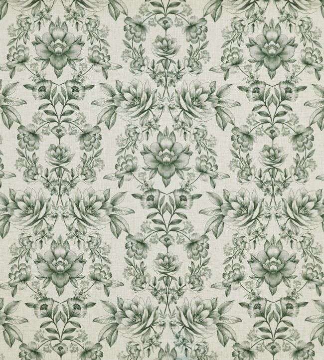Makassar Fabric by Prestigious Textiles Emerald