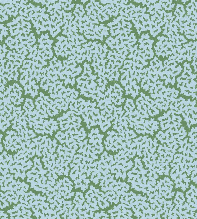 Maldives Wallpaper by Thibaut Blue and Green