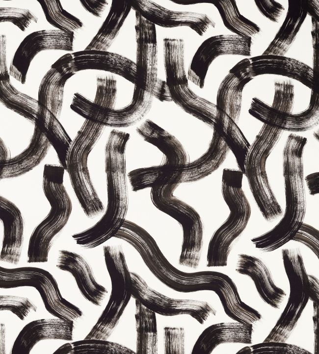 Malevich Fabric by Clarke & Clarke Noir