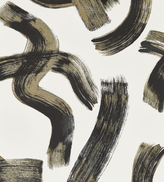 Malevich Wallpaper by Clarke & Clarke Noir