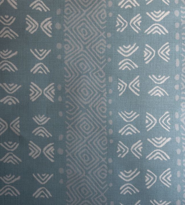 Mali Fabric by Titley and Marr Aqua & Stone