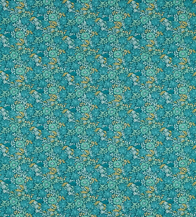 Mallow Fabric by Clarke & Clarke Teal