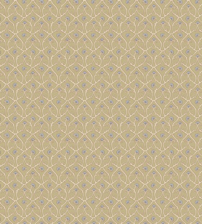 Mallow Trellis Wallpaper by Josephine Munsey Light Green