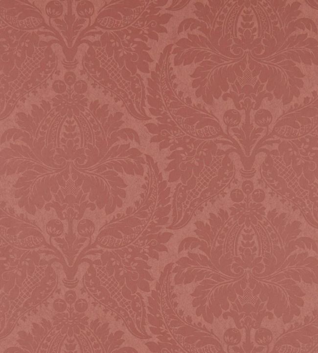 Malmaison Damask Wallpaper by Zoffany Faded Rose
