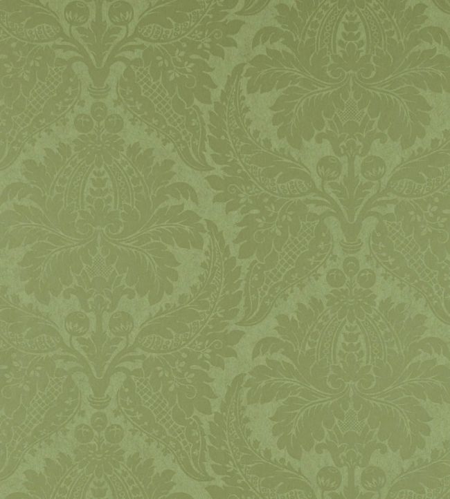 Malmaison Damask Wallpaper by Zoffany Peridot