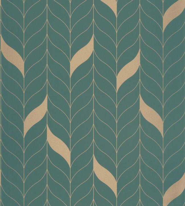 Manille Wallpaper by Caselio Vert Anglais