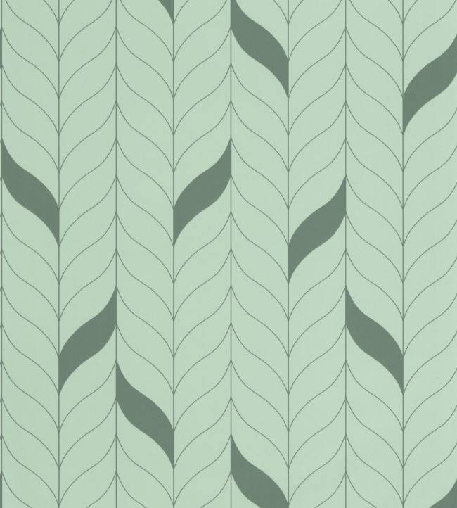 Manille Wallpaper by Caselio Vert De Gris